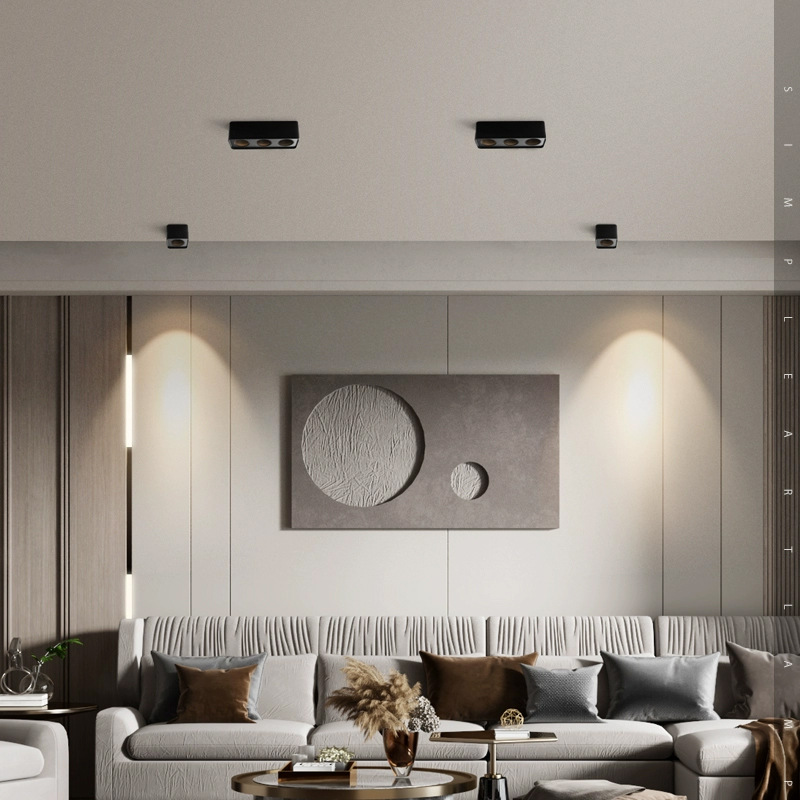 Spotlight de techo led de montaje abierto lámpara de techo COB spotlight luz de entrada pasillo entrada balcón luz del pasillo