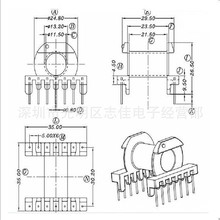 ETD34׃�����Ǽ�ER34�V�����Ǽ�BOBBIN�β���ʽ7+7�3402