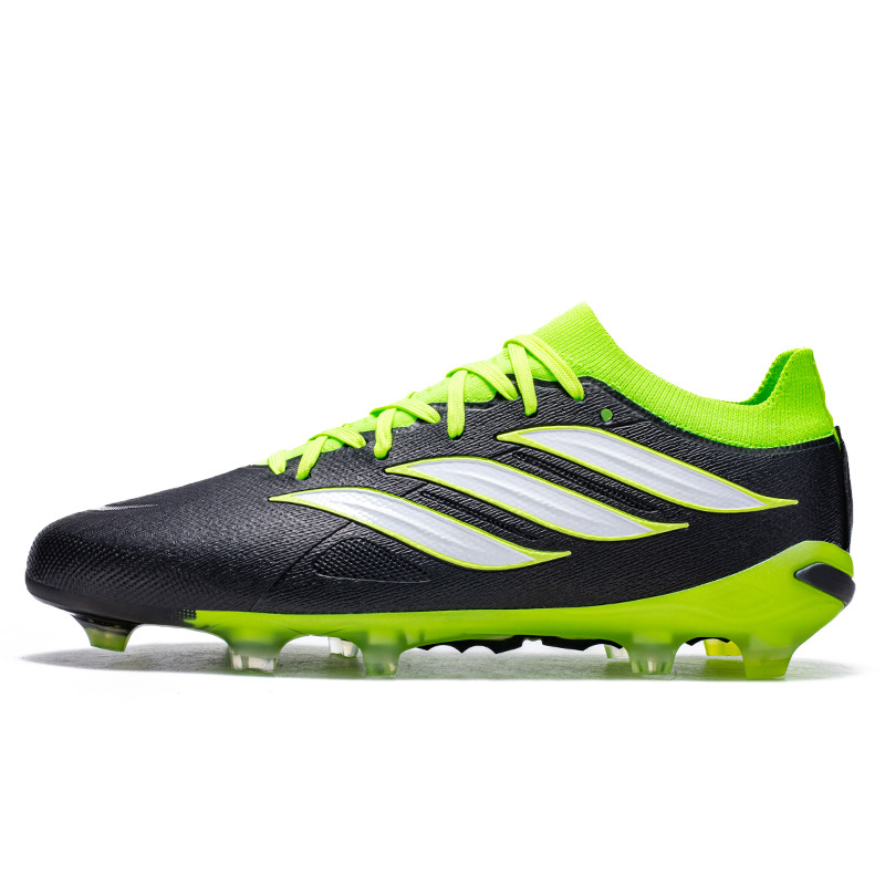 Zapatos de fútbol infantiles, zapatos de entrenamiento antideslizantes para niños y niñas, velcro, césped artificial