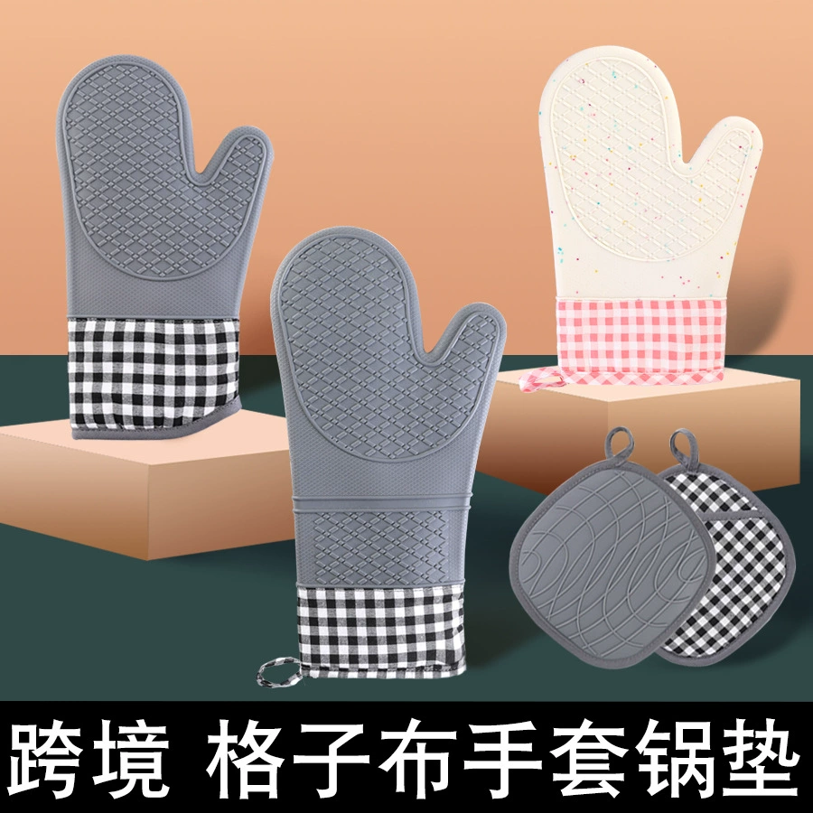 Silicone gloves, anti-scald