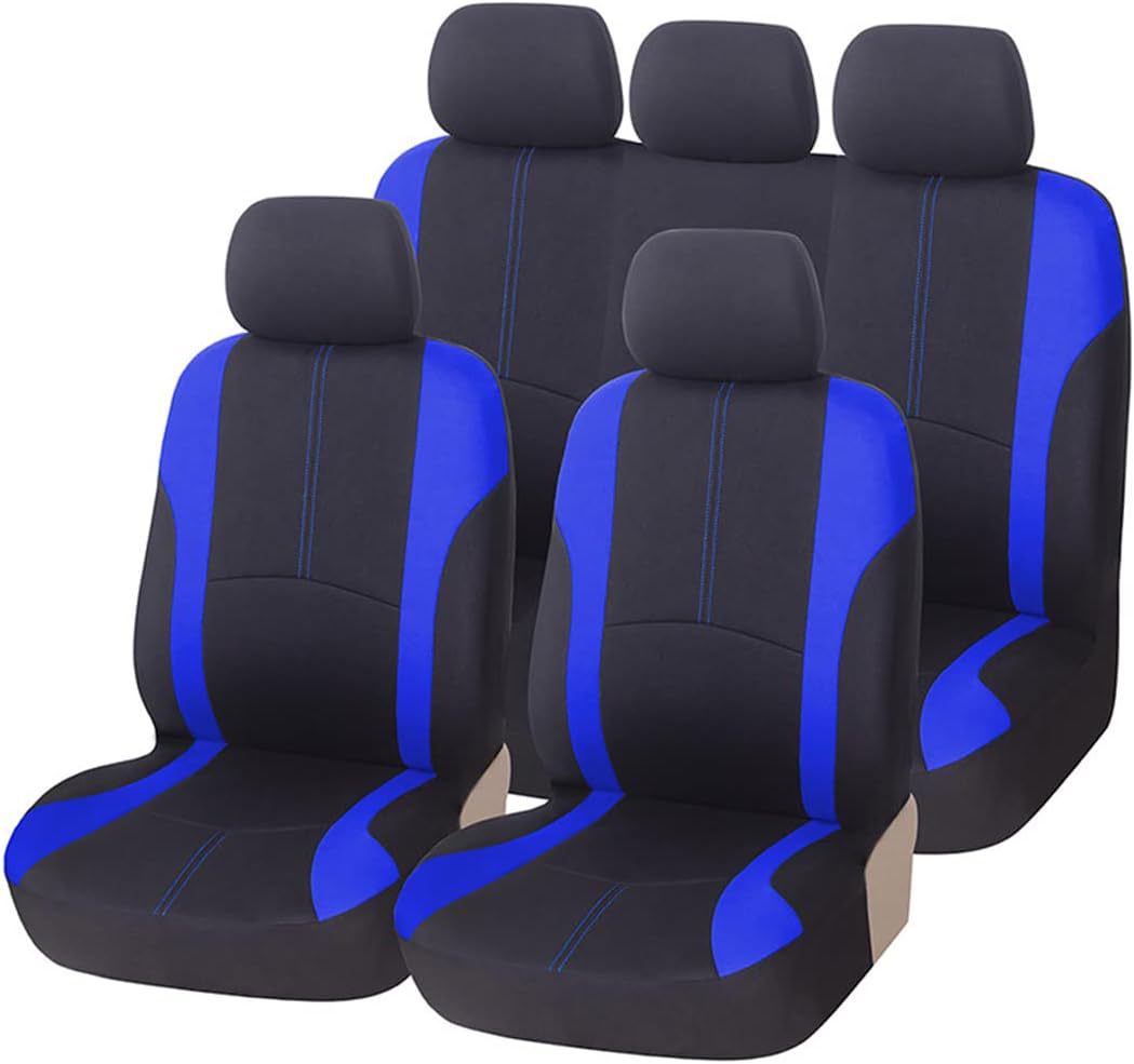 Foreign Trade Export to Europe and America, Vertical Striped Waistline Car Seat Cover Fabric, Universal for All Seasons, Cross-Border, Mexico, Large Quantities in Stock
