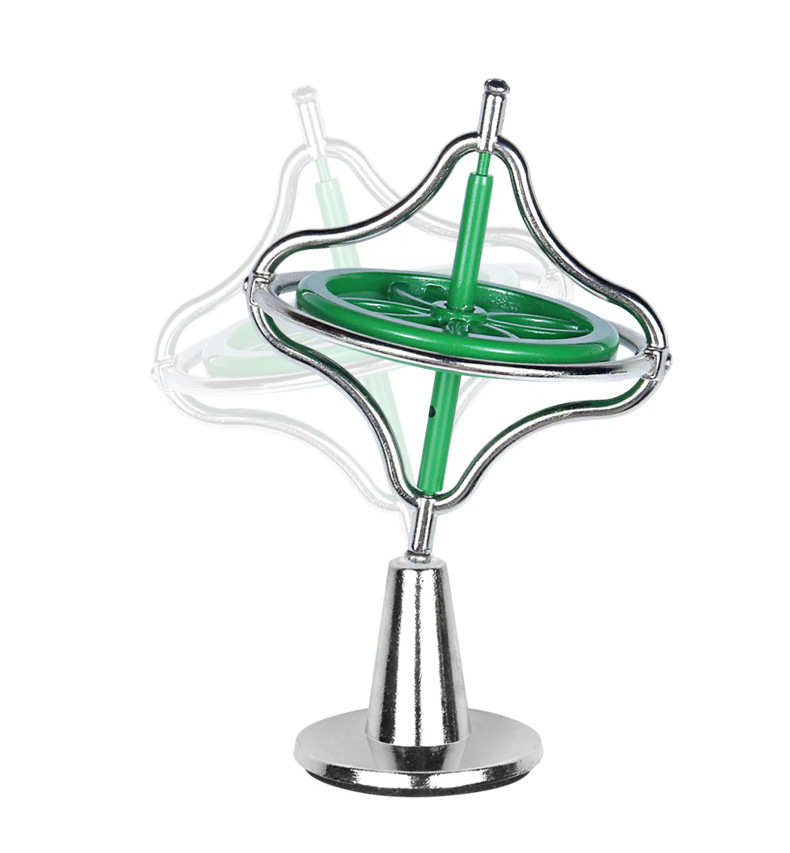 Nueva tecnología negro giroscopio metal mecánico giroscopio descompresión yema del dedo equilibrio creativo giroscopio ventas directas de la fábrica