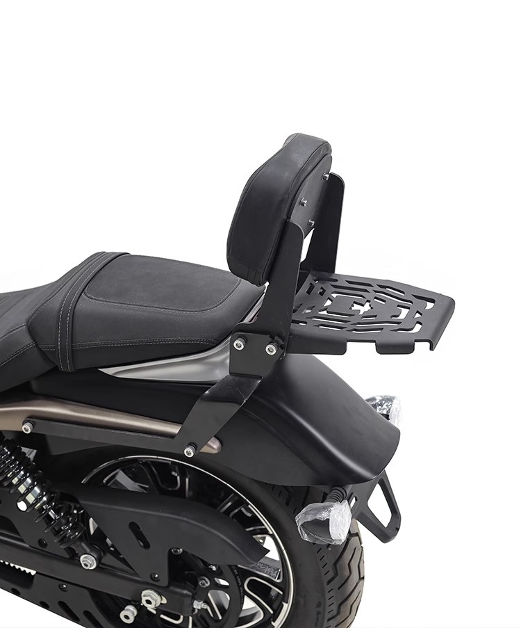 Muscle car Wolf applicable to Qianjiang flash 350 backrest tail shelf rear tail frame tail wing multifunctional folding backrest modification