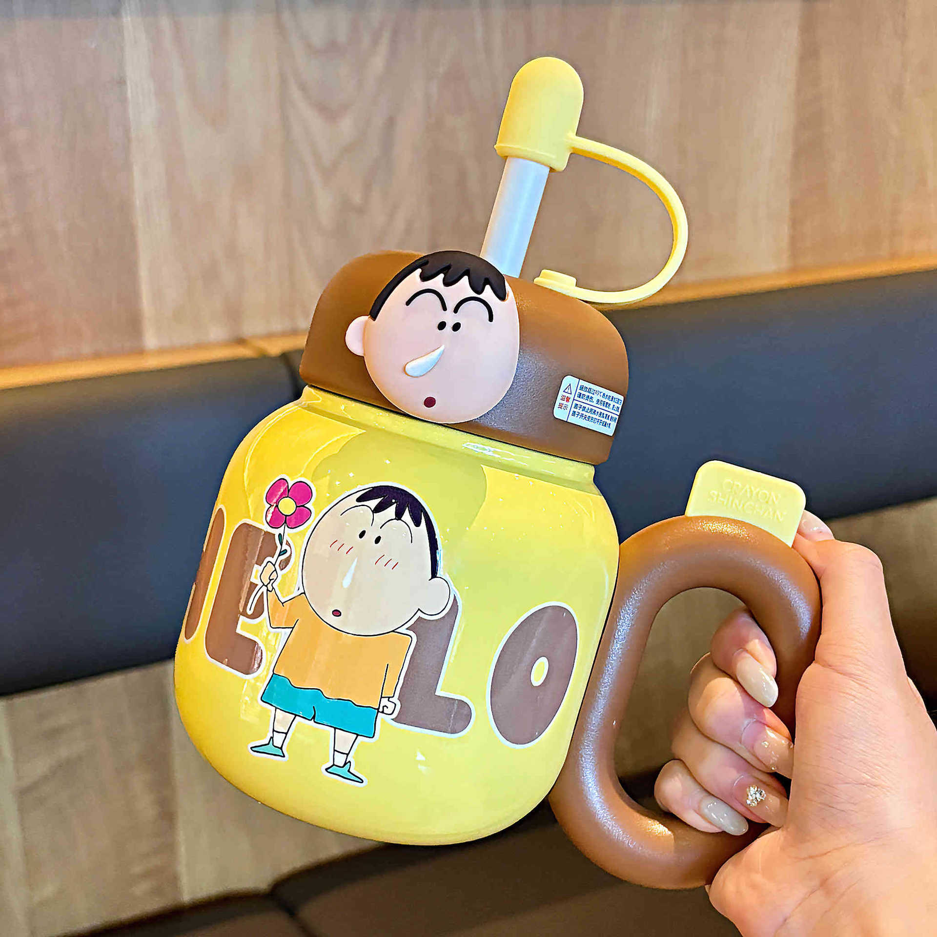 Crayón pequeño nuevo 316 taza de acero inoxidable con mango de aislamiento térmico de aislamiento frío de hielo taza 2025 nuevo