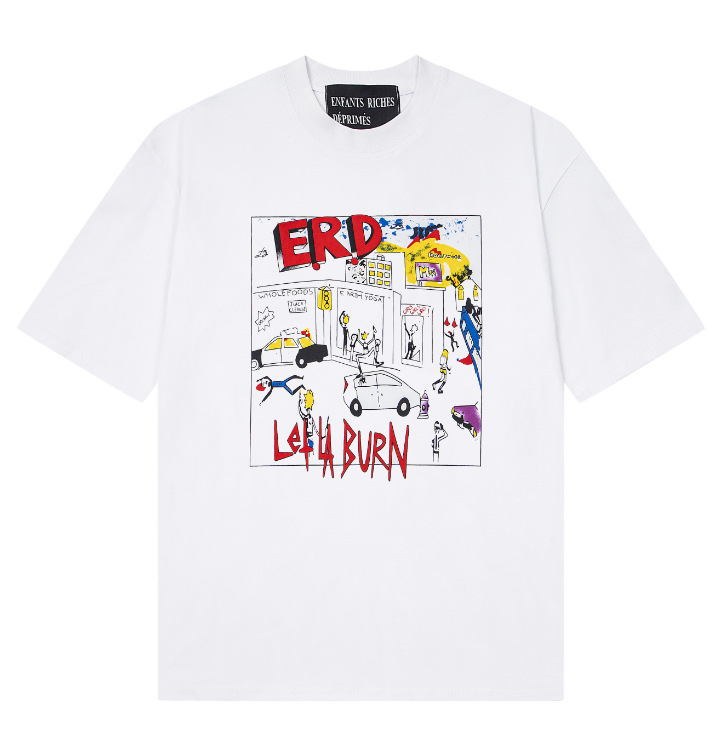 Enfants Riches Déprimés T-shirt Let LA Burn Graphic White