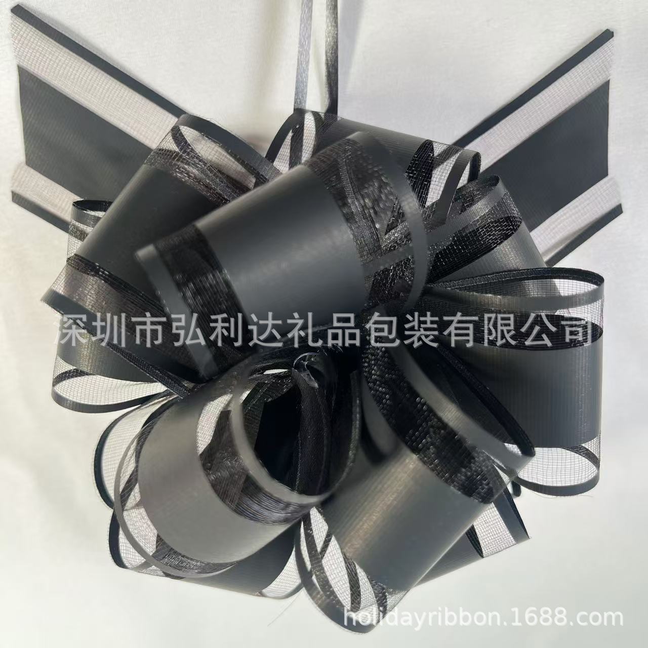 Transfronterizo Amazon 50 # Suya flores de Navidad decoraciones de flores de cinta de dibujo de flores en forma de bola mano en stock