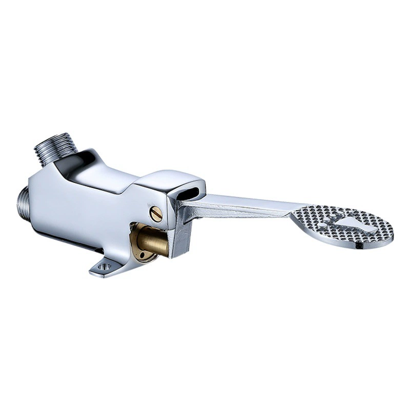 Медная больница ножной клапан ножной клапан для пищевой фабрики умывальник лабораторный ножной клапан ножной переключатель оптом