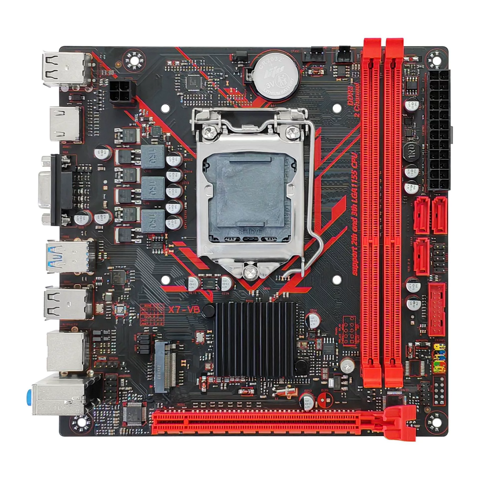 B75A Computer Mainboard Desktop DDR3 Memory Support LGA-1155 Pixel i3 i7CPU office household