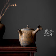 家用陶瓷侧把壶复古手把壶中式带过滤泡茶壶小茶壶功夫陶壶茶水壶