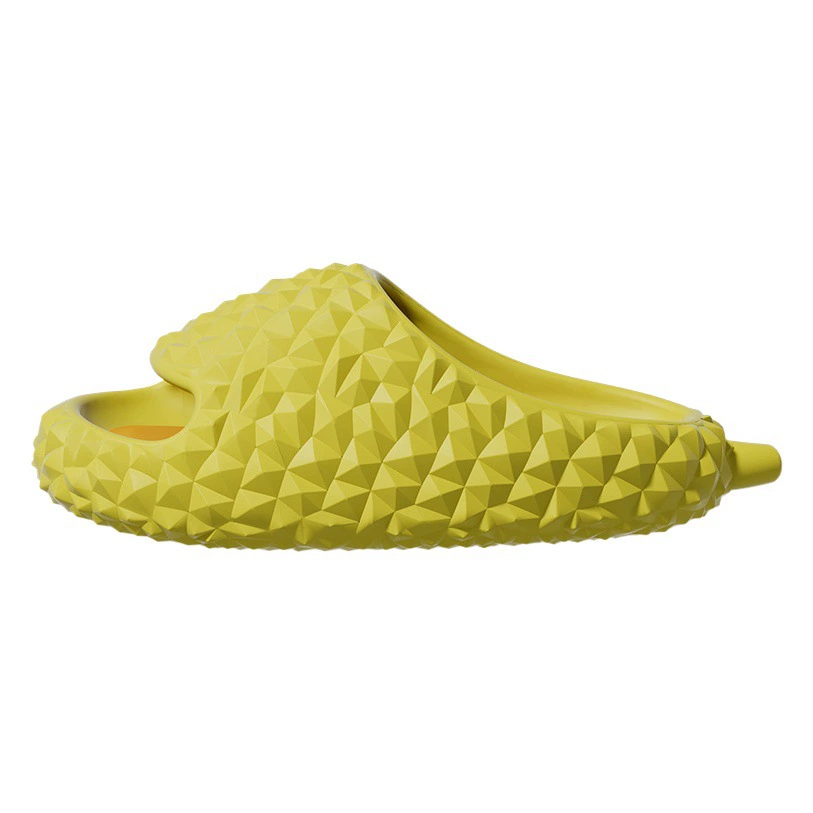 Ощущающие тапочки для женщин, летние парные забавные модные домашние тапочки на толстой подошве из дуриана для мужчин