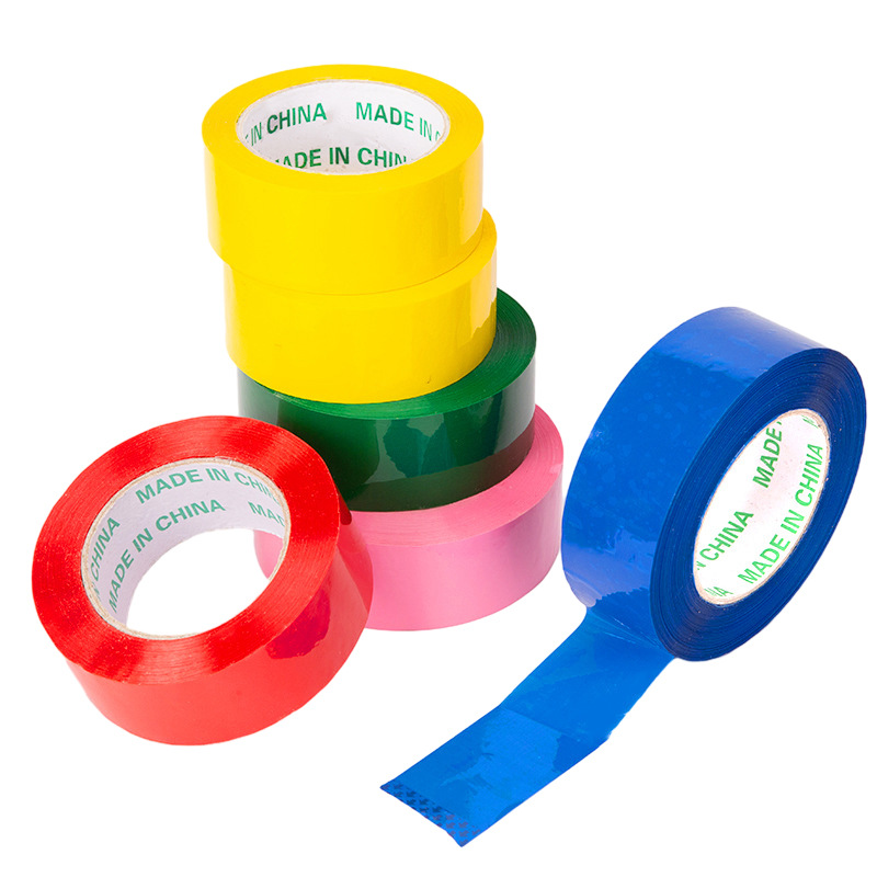 Cinta de sellado de color cinta de BOPP multi-color opcional logística expresa embalaje cinta de sellado rollo de cinta de embalaje
