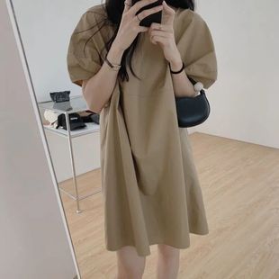 2025 New Summer Women's Slimming First Love Gentle Tea Break French Design Niche Dress Trendy