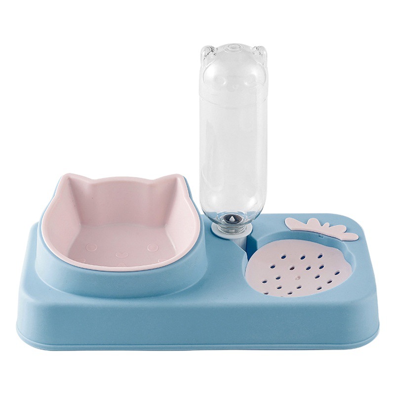 Bebedero automático para gatos con diseño de fresa