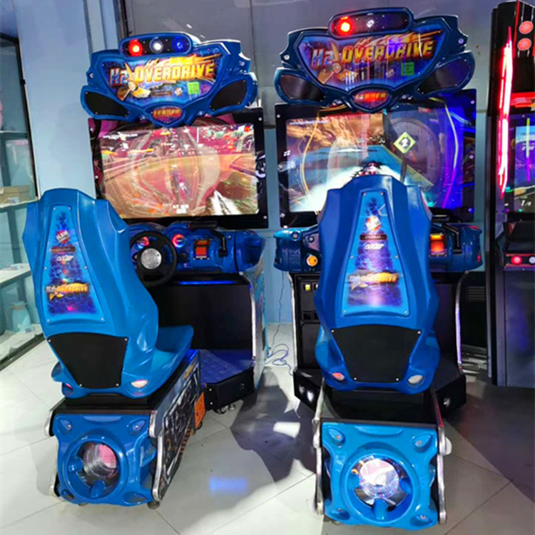 Used, 90% New, Original Shiyu 42inch Water Rowing Machine, Amusement City Large Indoor Racing Game Machine Simulator