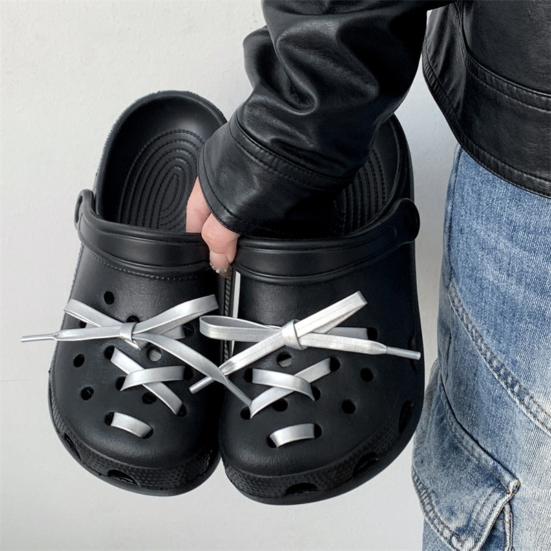 실버 로프 [2개 세트] 악어 신발의 비파괴 설치