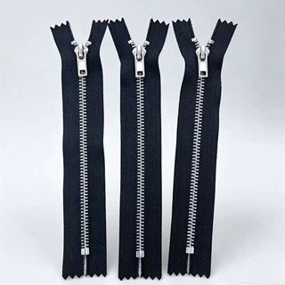 定制5号白铝拉链自动头