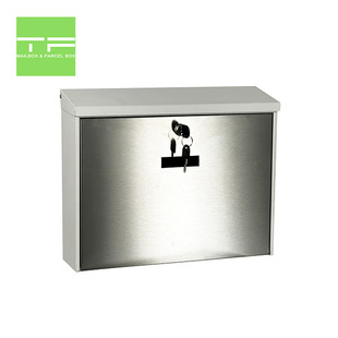 Customized Wholesale Outdoor Rainproof Express Mailbox Wood Grain Color Stainless Steel Japanese American Mailbox
