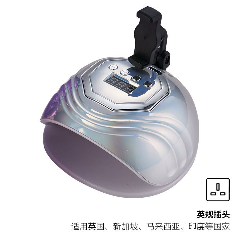 Lámpara de Uñas de Alta Potencia de 280W con Luz Roja, Lámpara UV Portátil para Curar Esmalte de Uñas en Gel, Venta al por Mayor Transfronteriza