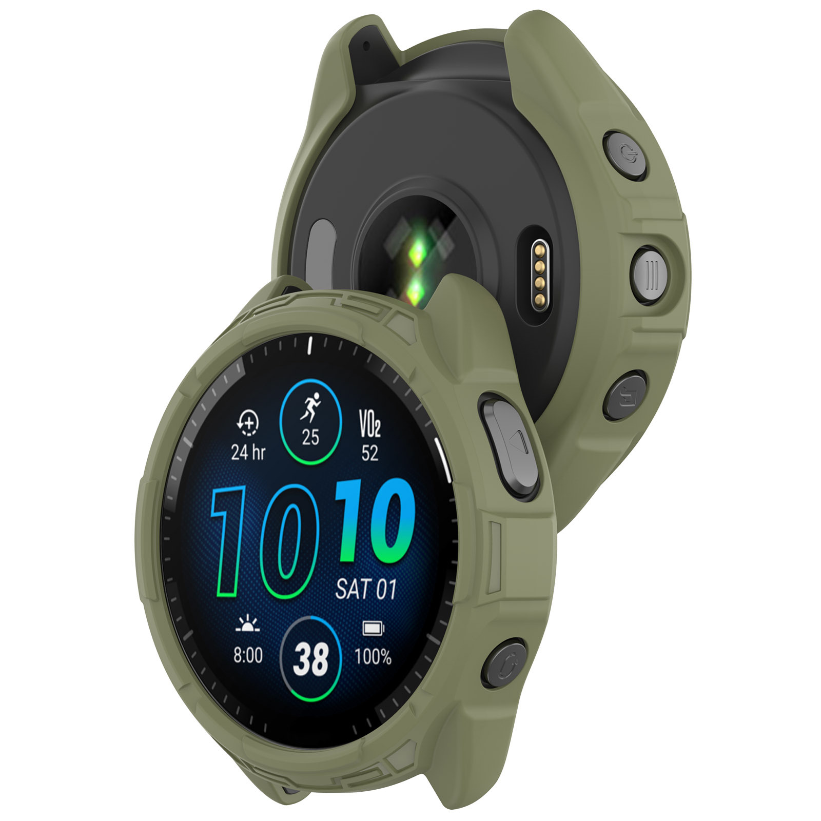 Xinyuan Shuntong is equipped with a tpu soft rubber openwork armor case for the Garmin Forerunner965 watch undefined