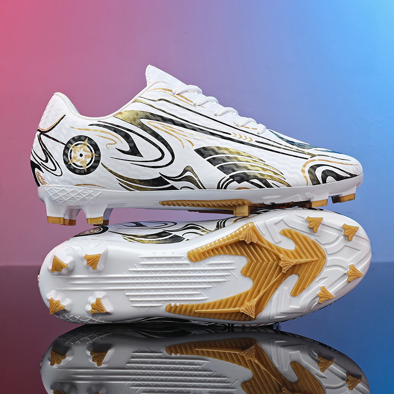 Nuevos zapatos de fútbol anti-deslizante para niños, zapatos de entrenamiento deportivo de clavos para hombres, zapatos deportivos juveniles