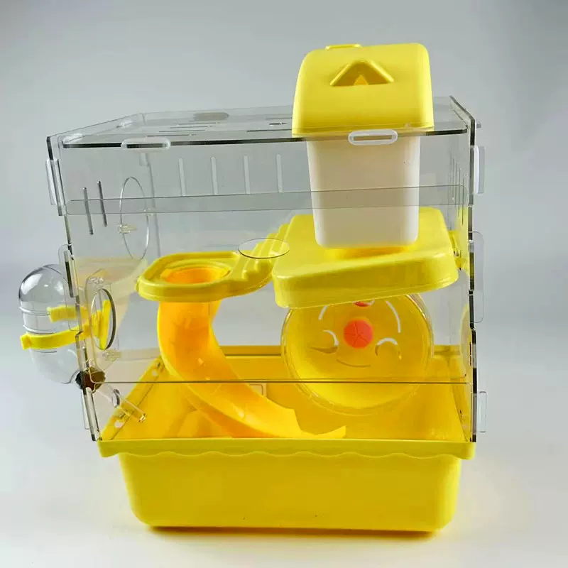 仓鼠笼子透明亚克力仓鼠笼透明双层用品套装齐全别墅生活用品