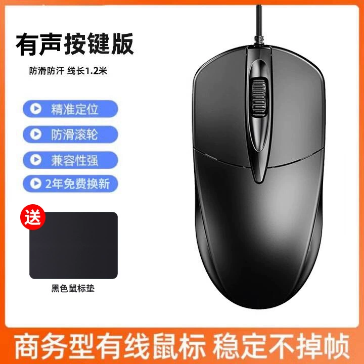 Mute mouse, gaming laptop, business version