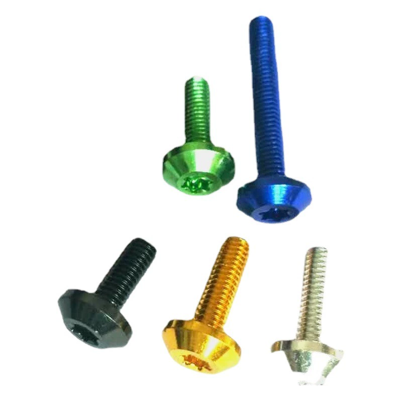 Производители Licheng поставляют мотоцикл модифицированный автомобиль сливовой головки цвета алюминиевые винты M5 M6