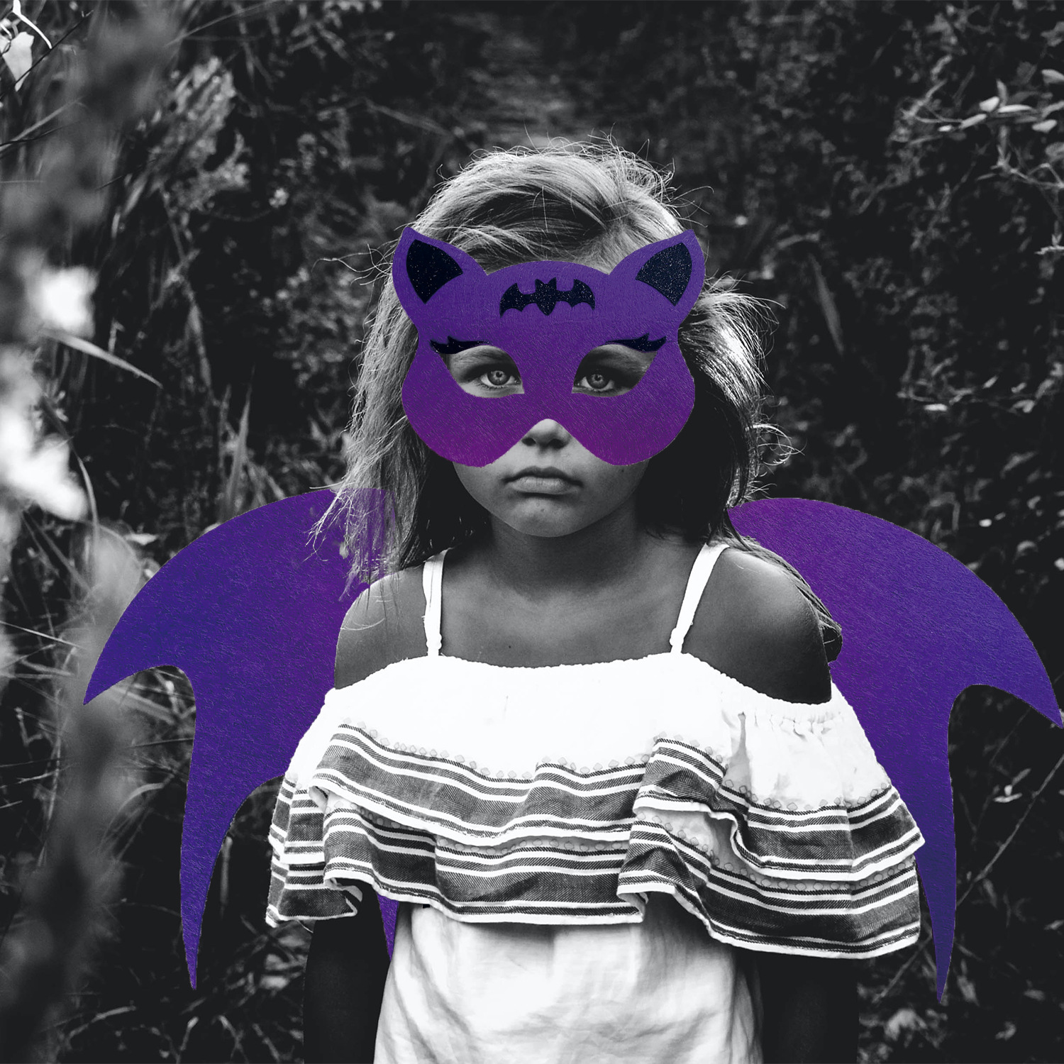 万圣节儿童蝙蝠翅膀面具套装幼儿园派对cosplay表演服饰道具玩具详情15