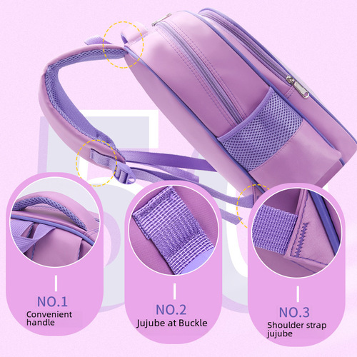 PU Digital External Order Primary School Student Backpack Children 1-3 Grades Cartoon Cute Dual Shoulder Backpack Manufacturer