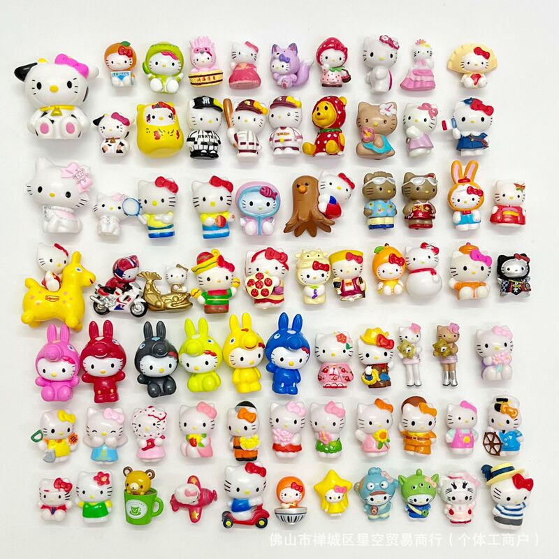 Export Quality 1 Hello Kitty DIY Phone Case Stickers, Cake Decorations, Keychain Ornaments, Clog Shoe Charms