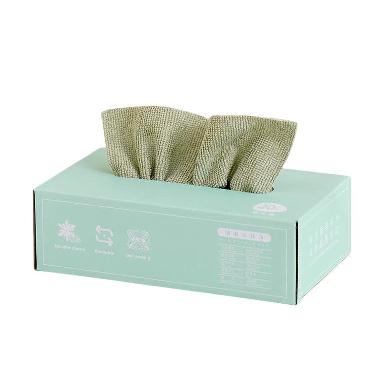 抽取式抹布沾油吸水加厚可水洗洗碗布干湿两用百洁布懒人厨房|undefined