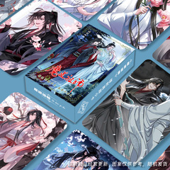 Magic Roadmaster Laser Mini Cards: 55 Original BL Cards Featuring Lan Wangji & Wei Wuxian—High-Resolution LOMO Cards from the Anime & 2D Universe