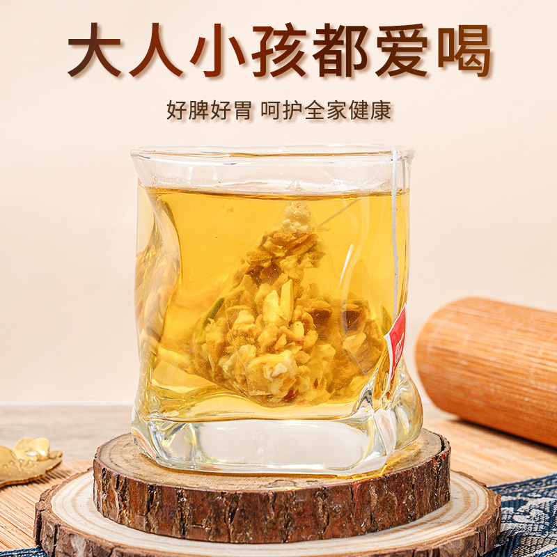 大人と子供に適した四神茶、脾臓と胃の健康、茶湿、蓮の実、ゴーヤ、ヤムイモ、ポリア、漢方薬、健康維持ティーバッグ|undefined