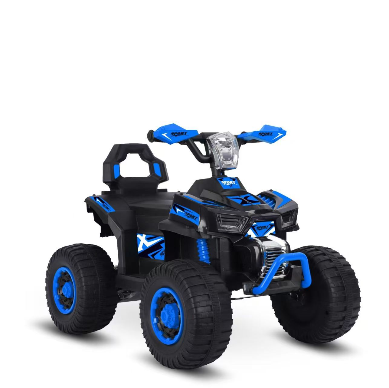 Nuevo coche de playa eléctrico para niños de 2 - 6 años de edad, coche eléctrico de cuatro ruedas, música, iluminación, bicicleta eléctrica transfronteriza