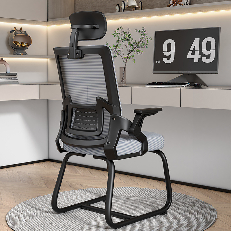 Asiento de oficina, silla de computadora, cómodo, sedentario, ergonómico, respaldo de arco, cintura, silla de miembro del personal de la sala de conferencias