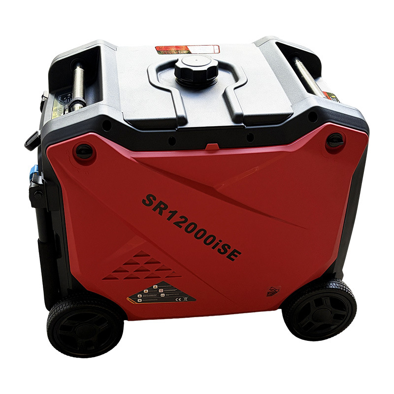 9kW gasoline generator 220V small outdoor portable low-noise inverter emergency backup with wheels