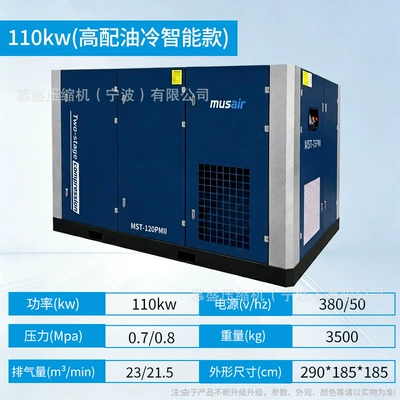 energy efficiency, 55kw75kw energy-saving large – Hava kompressorları - mst-150pmii110kw150hp-deposit-payment