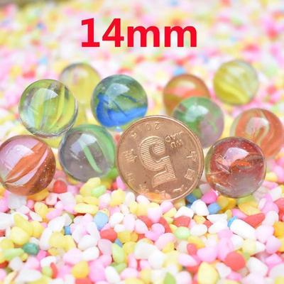 Colored glaze bead wholesale 14mm Glass ball pachinko Dedicated Glass ball recreational machines Rolling Racket Beat music Marbles