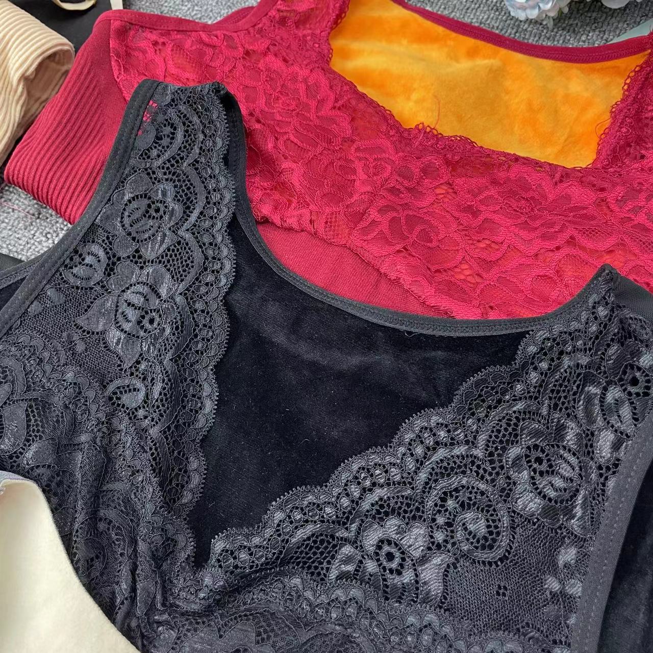 Varios stock bajo precio de procesamiento de liquidación defecto de teñido chaleco térmico mejor venta de ropa interior de comercio exterior al por mayor