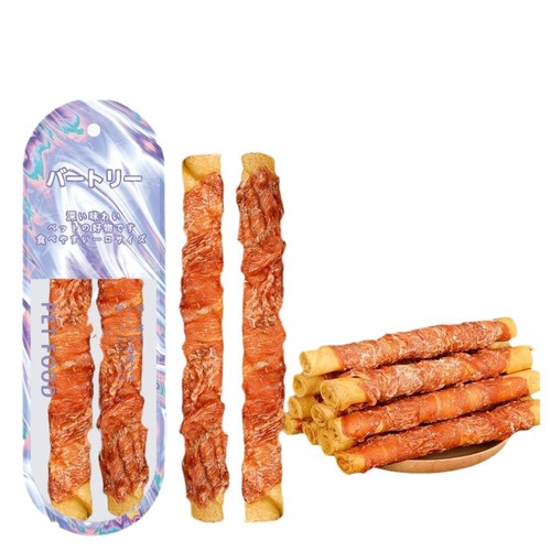 Dog Treats Yihé 1-Meter Stick Pet Snacks for Large Dogs: Beef-Flavored Cowhide Chews & Chicken-Beef Dental Sticks for Puppies and Dogs