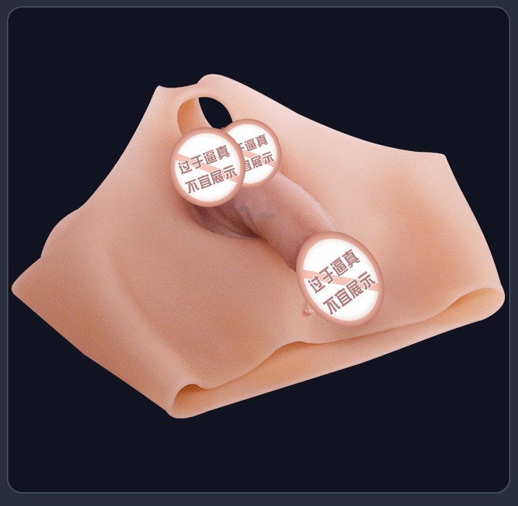Wearable Silicone Dildo with Adjustable Strap-On Harness, Flesh Tone, Adult Couples Toy — detail image 27