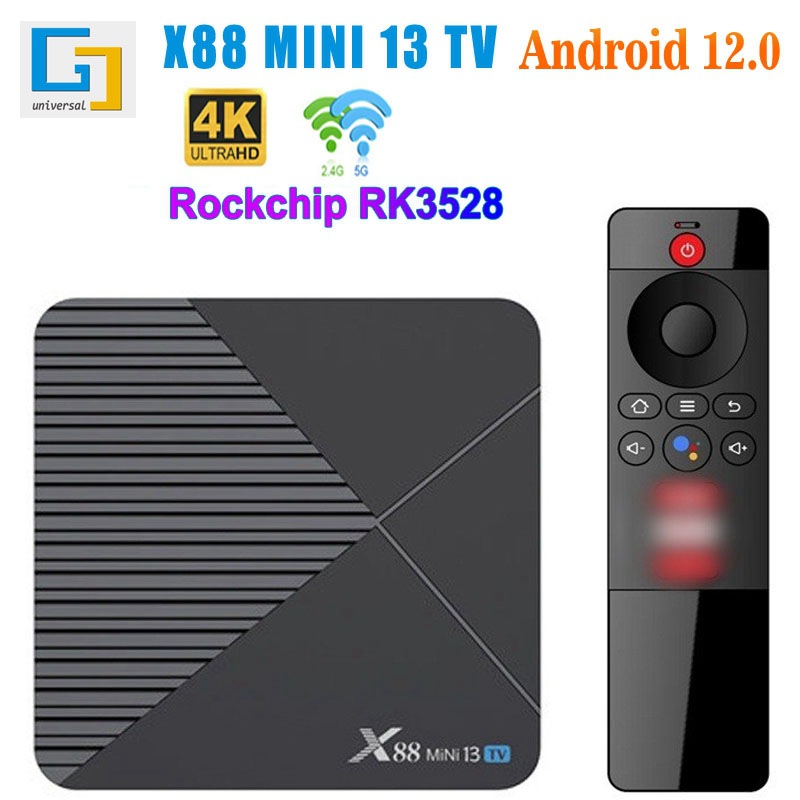 Foreign Trade X88 Mini 13 Tv Tv Box Wifi6 with Bluetooth Tv Box Hd 8K Set-Top Box Wholesale