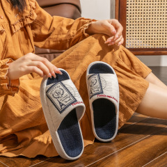 Jingshilu New Spring/Summer Thick-Soled, Breathable, Odor-Resistant Mesh-Fabric Non-Slip Indoor & Home Slippers for Women