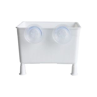 The second generation isolation box turtle fry fish fry black and white hair color box fish tank with hook hatching feeding box with lid transparent box