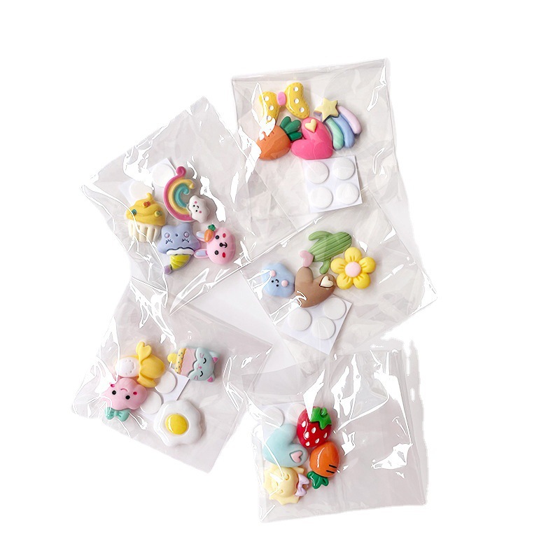 Taza de agua pegatinas 3D pegatinas tridimensionales pegatinas de la taza de vacío 3D muñeca tridimensional resina hebilla DIY refrigerador teléfono móvil pegatinas