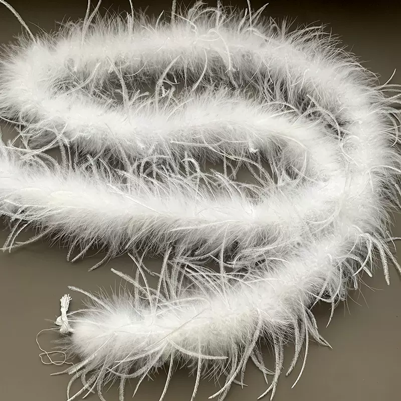 鸵鸟毛羽毛条鸵鸟毛条批发羽毛装饰品diy手工材料服装辅料羽毛条