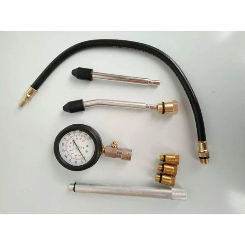 汽车气缸表表头汽缸表接头气缸压力表软管气缸压力配件、