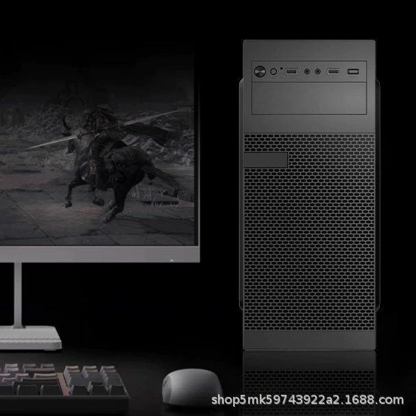 Корпус для компьютера, корпус для полноразмерной платы ATX, воздушное охлаждение, деловой/домашний/офисный, сборка DIY, корпус MATX для настольного ПК
