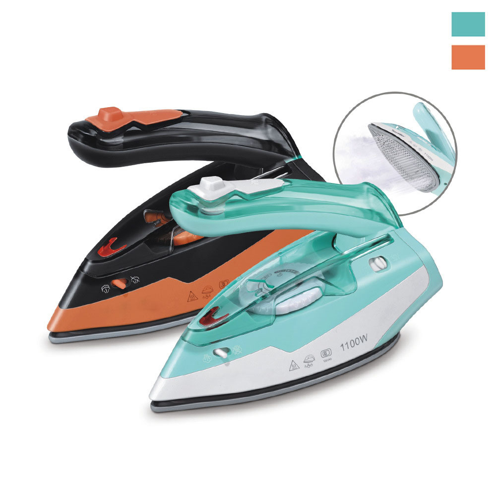 Plancha de presión ancha, máquina de planchar con un botón, plancha de asa plegable, plancha de vapor de mano portátil de presión variable