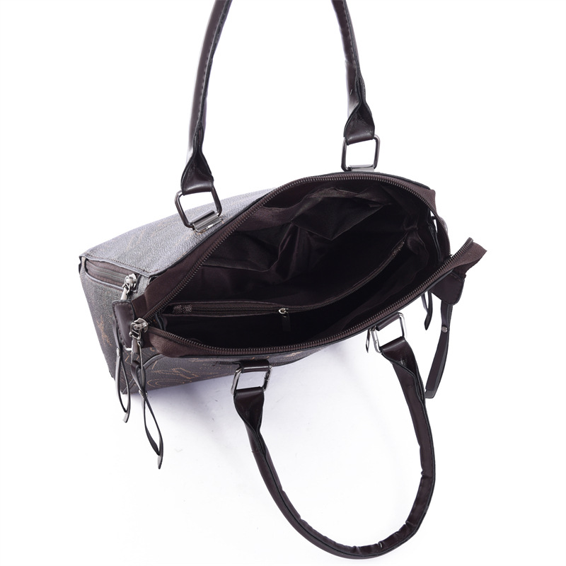 Cross-border foreign trade large-capacity women's bag 2024 New style mother and child multi-piece set Women's bag letter women's single-shoulder handbag undefined
